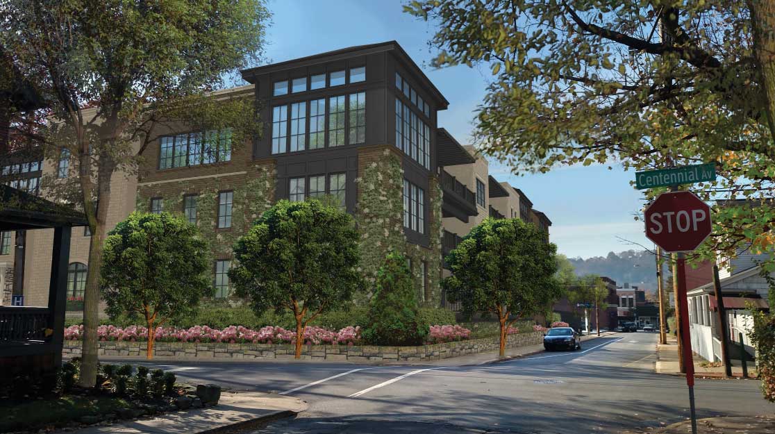 Centennial Sewickley Exterior Building Rendering
