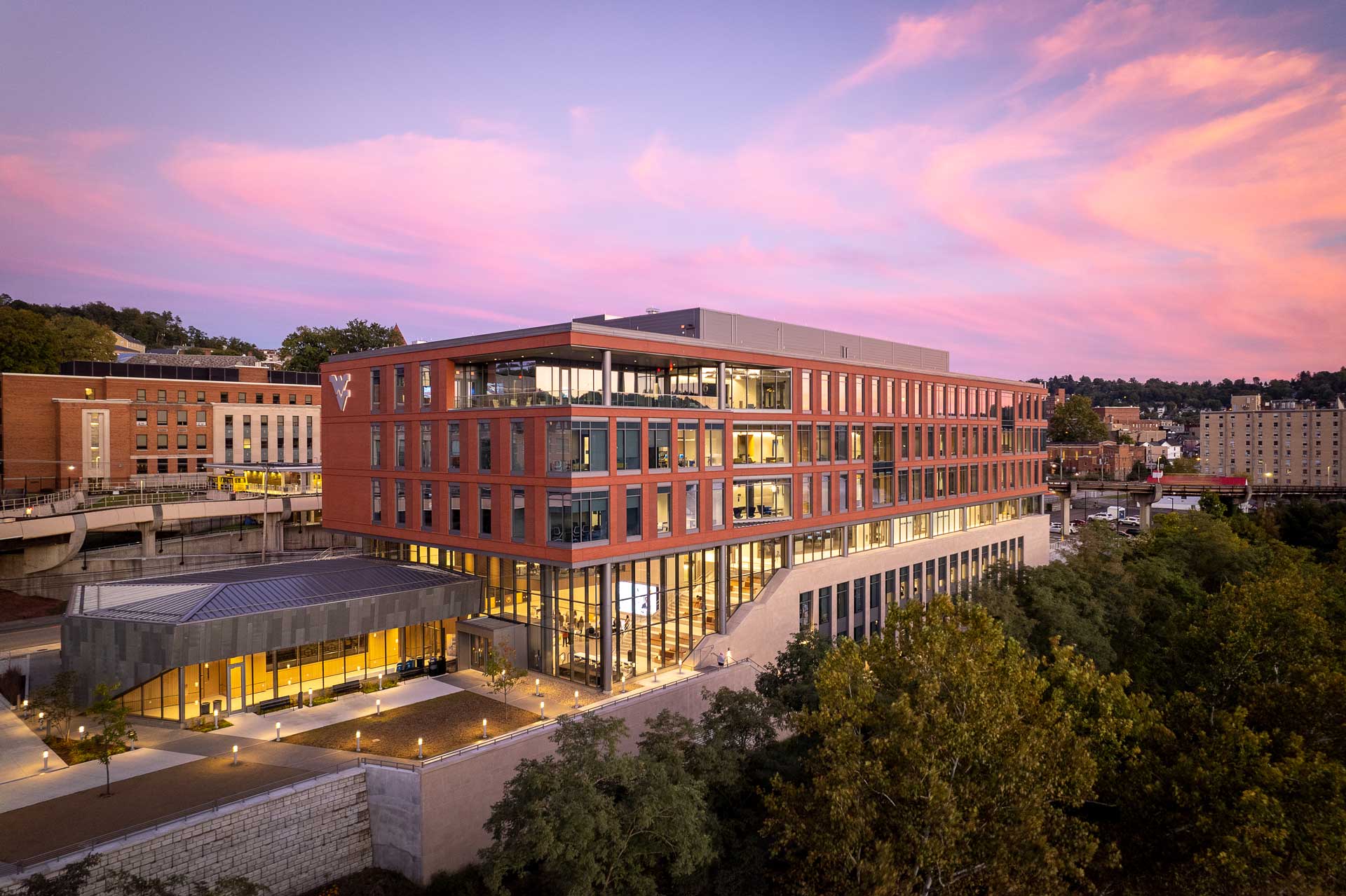 West Virginia University Building Exterior
