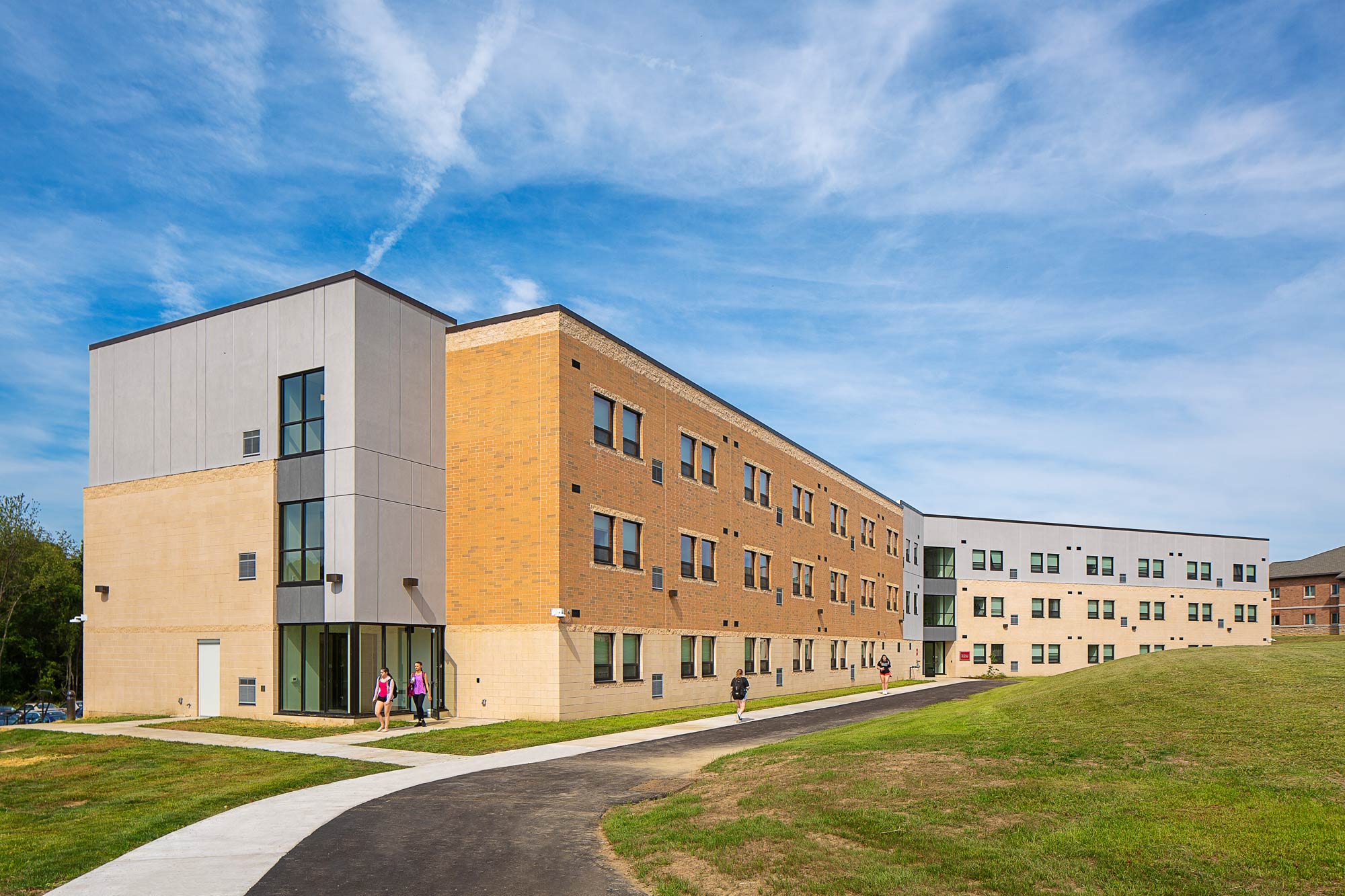 Seton Hill University Residence Hall Exterior